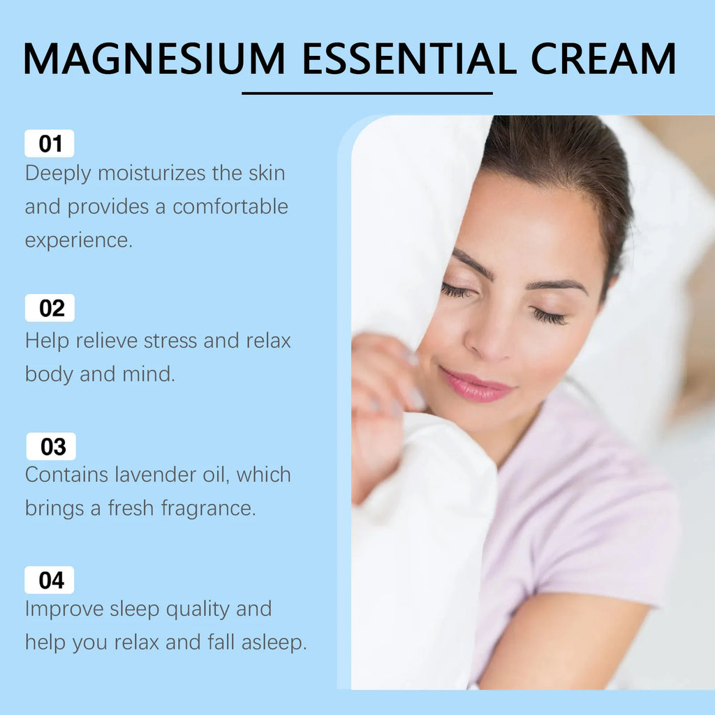 Hoygi Magnesium Cream – Muscle Relief, Sleep & Hydration Magnesium Body Cream Oasis Select