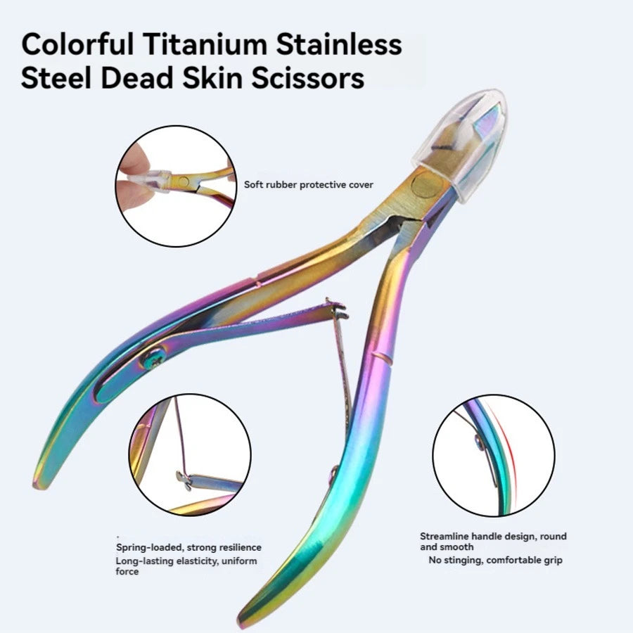 3PCS Manicure Tools Set Stainless Steel Nail File To Remove Dead Skin Manicure Tools Set Dead Skin Pliers Oasis Select