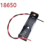 18650 Battery Storage Box 1 2 3 4 Slot Without shell ON/OFF And 2 Slots With casing ON/OFF With Connect Black Red Wires Oasis Select 1 Section