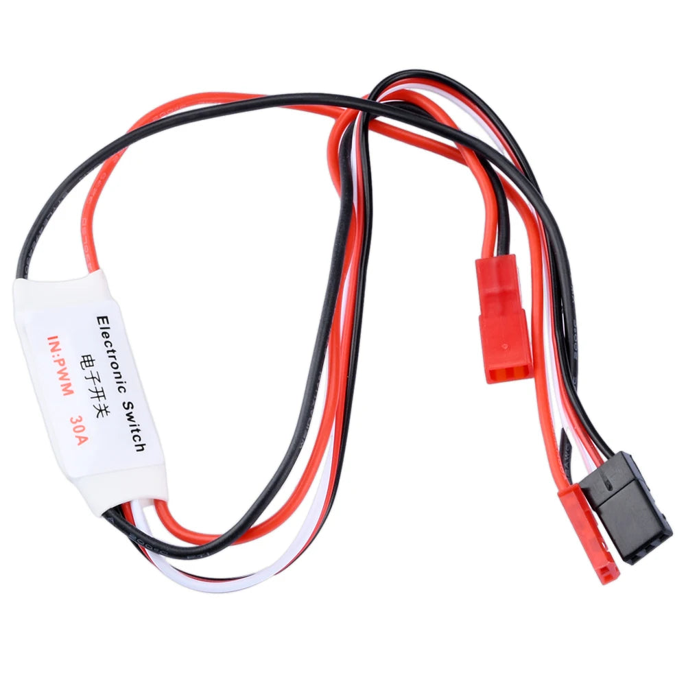 2~30A High Current Remote Control Electronic Switch 3-30V Aerial Model Plant Protection for RC Drone Water Pump PWM Signal Cont Oasis Select 3.7-27V 30A