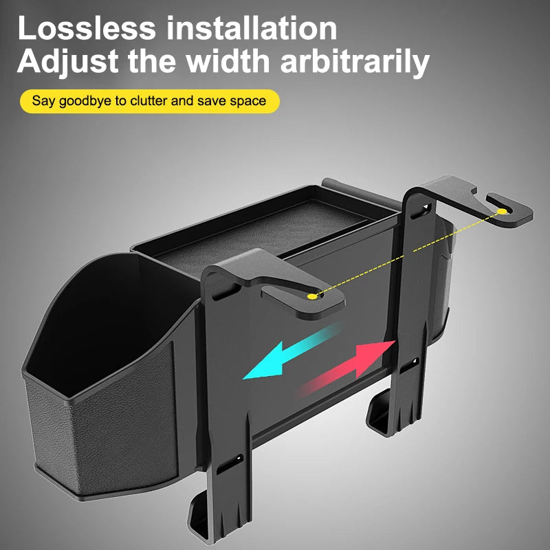 1PC Car Backseat Organizer Hangable Storage Box with Cup Holder, Suitable for All Vehicles Oasis Select