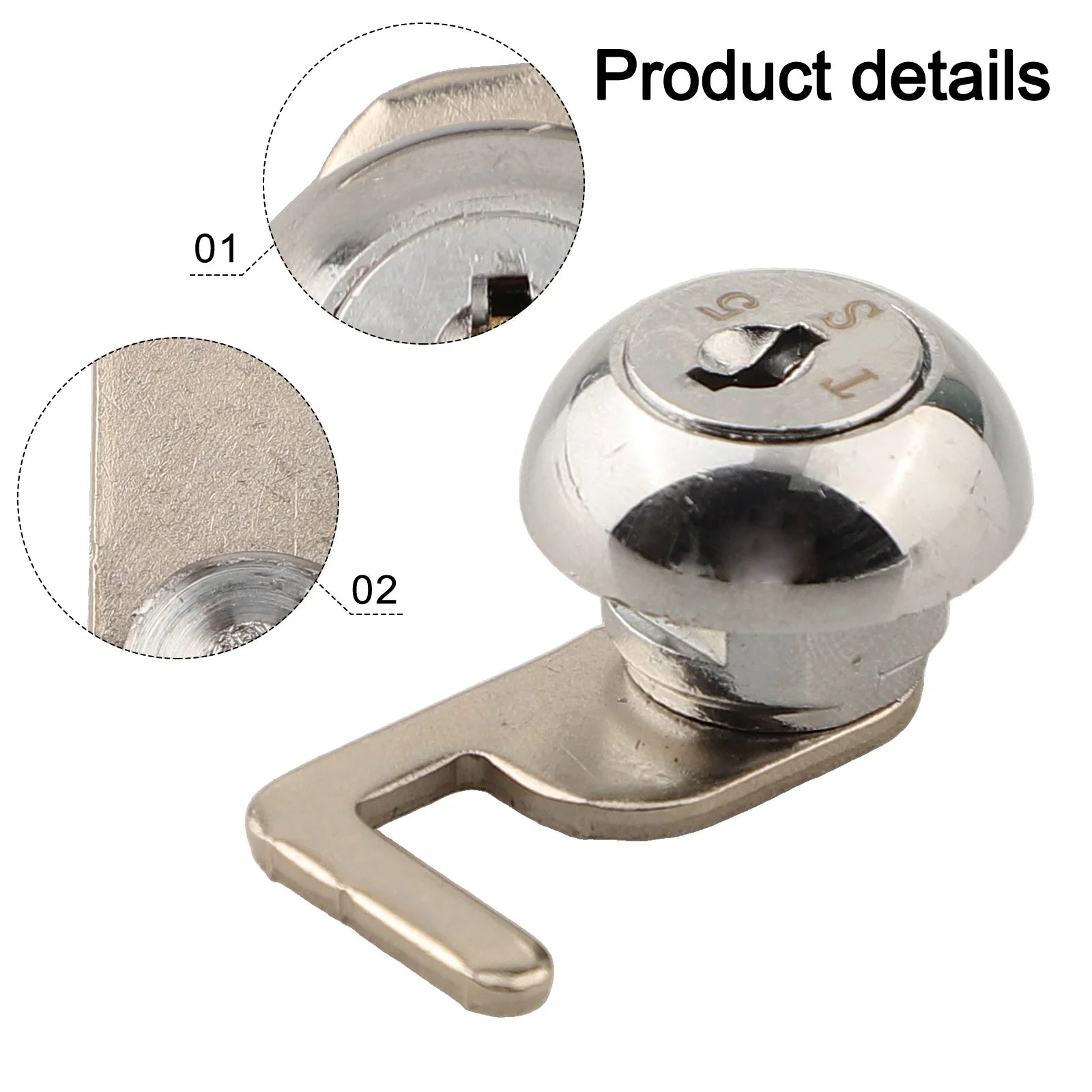 Zinc Alloy Cam Lock with Quick Clip | Cabinet & Cash Drawer Cabinet Cam Lock Oasis Select