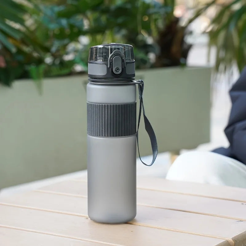 530ml BPA-Free Plastic Water Bottle with Lid and Strap - for Hiking, Fitness, and Casual Use Durable Water Container Bottle Oasis Select 530ml black