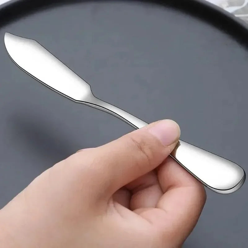 1-10PCS Stainless Steel Butter Knife Cheese and Jam Spreader for Dessert Tables and Charcuterie Boards A Kitchen Serving Utensil Oasis Select