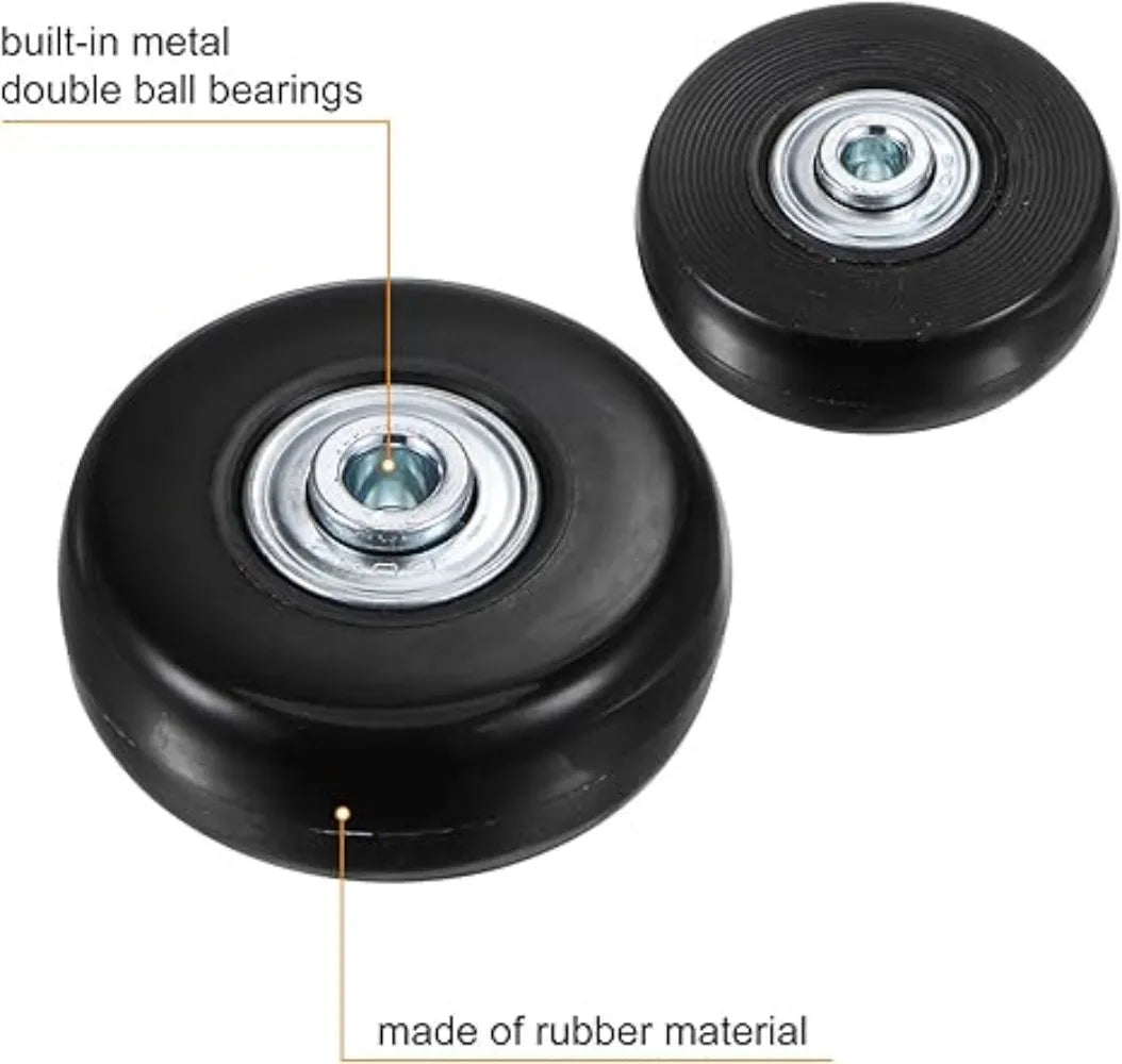 Casters Silent Repair Replacement Universal Durable Travel Luggage Wheel Suitcase Parts Axles Sliding Wear Resistant Flexible Oasis Select