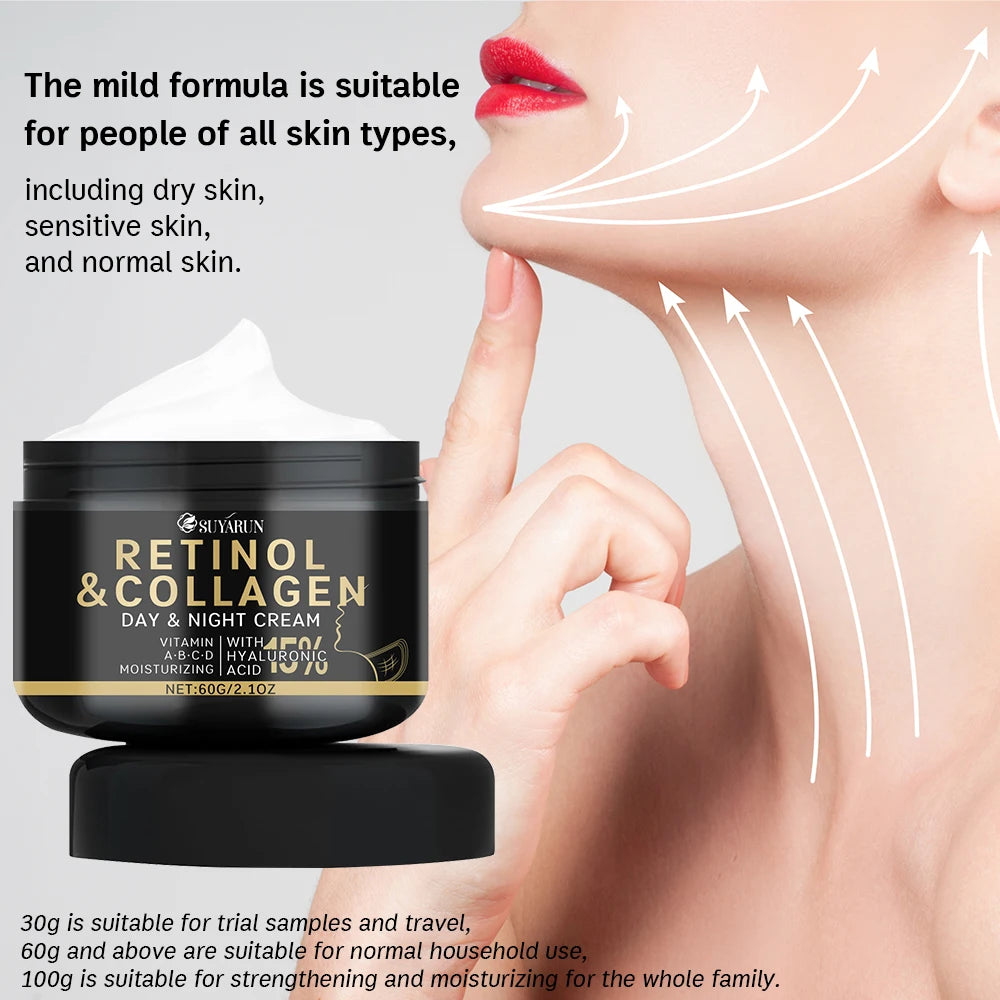 SUYARUN Retinol Collagen Neck Cream – Firming Lifting Moisturizer
