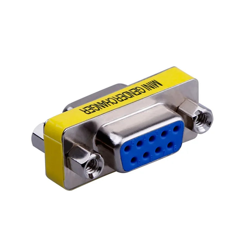 VGA 15Pin DB9 9Pin Male to Male/Female to Female/Male to Female Mini Gender Changer Adapter RS232 Serial plug Com Connector Oasis Select