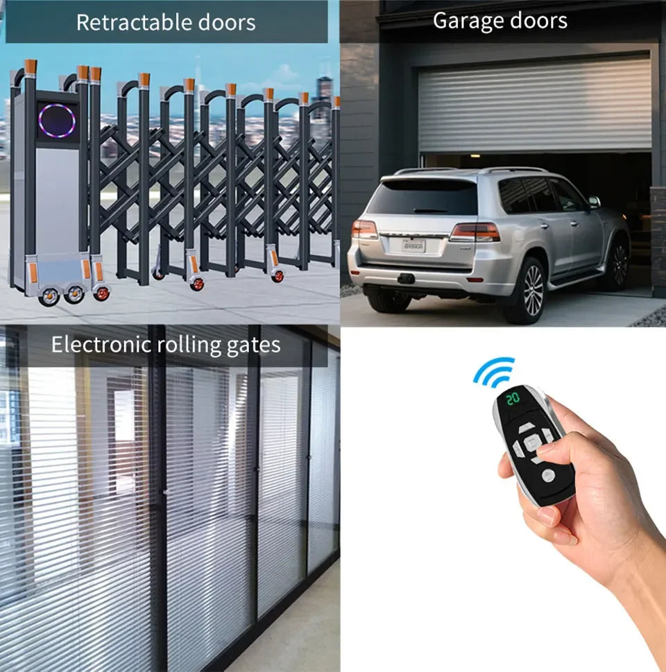 20-Channel Universal Garage Door Remote Duplicator 300–915MHz Remote Duplicator Oasis Select