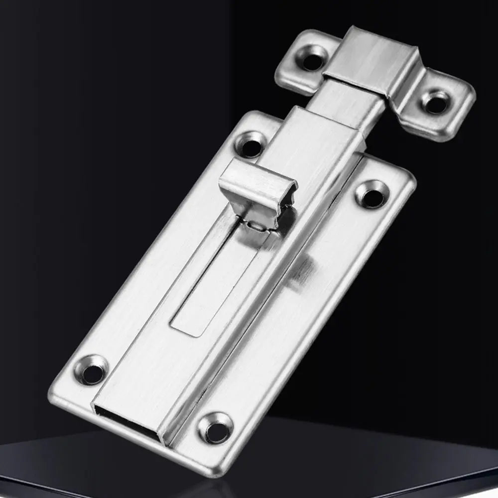 1Sets Cabinet Hinges Self-elastic Latch Stainless steel Furniture Supplies Security Bolt Latch Hardware Anti-theft Oasis Select