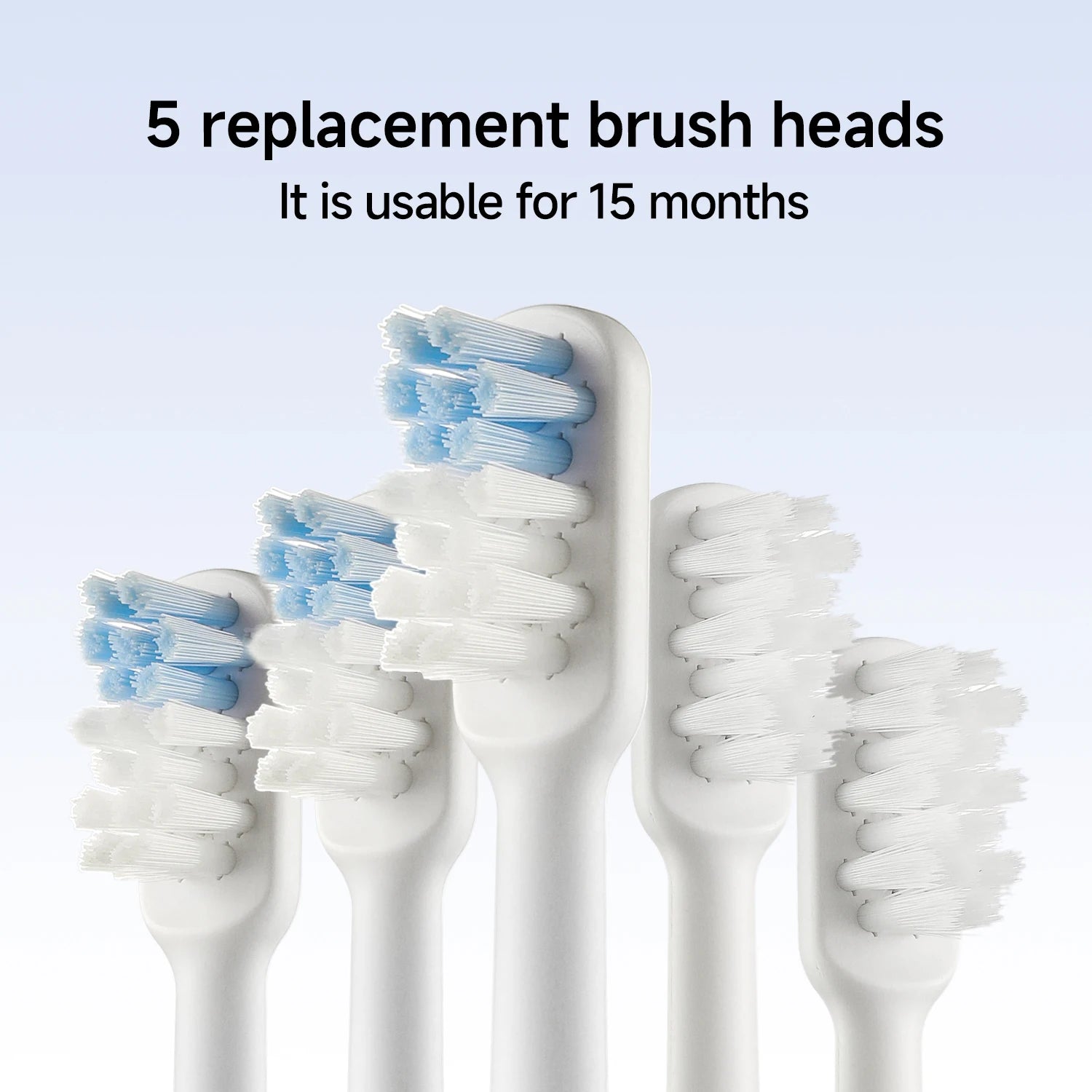 Electric Toothbrush Vibration Sonic Electric Toothbrush for Adults Rechargeable Smart 6 Modes 5 Brush Heads DOCO LAB Oasis Select
