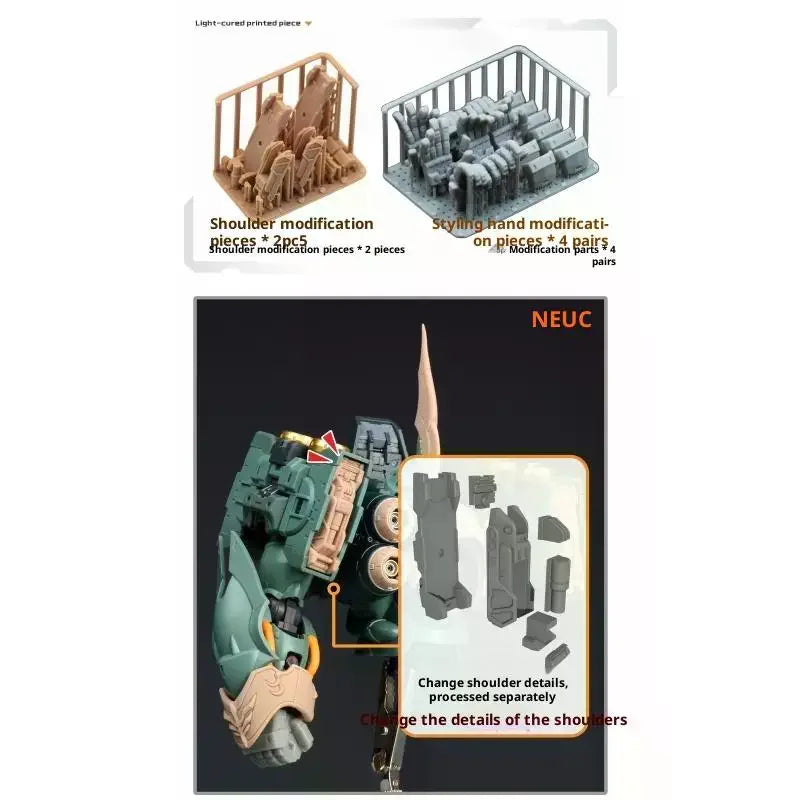 1 Set Antenna Sleeve Insignia Funnels Accessories Package For Osiris Aerial Dominator Model DIY 3D Printed Repair Parts Oasis Select