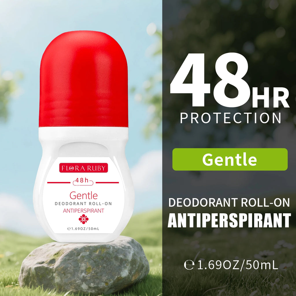 48 Hours Of Lingering fragrance Underarm 50ml/1.69fl.oz Antiperspirant Deodorant Roll On For Women Men,, Whole body application Oasis Select Gentle