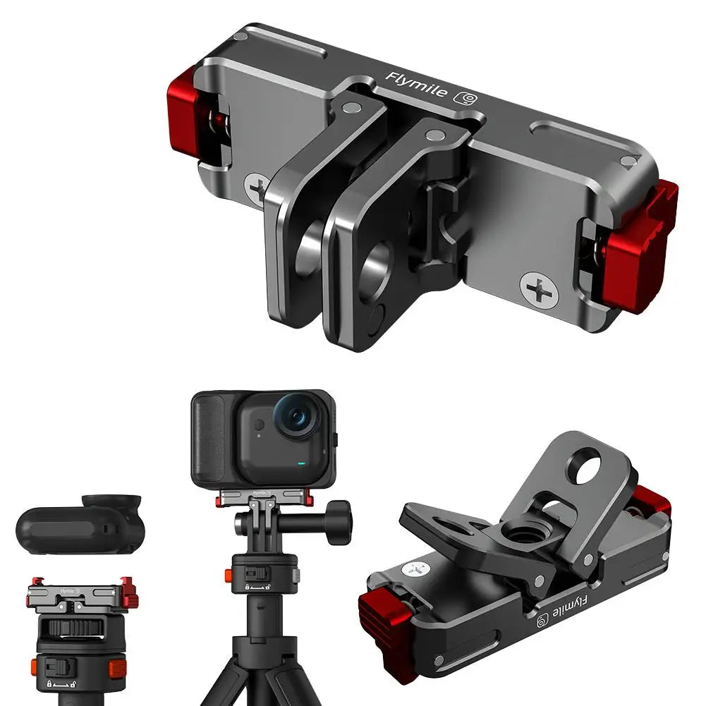 Insta360 Magnetic Quick Release Mount – Aluminum Two-Claw