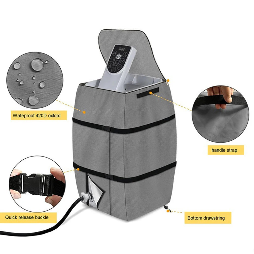 Inflatable Spa Water Heater Pump Cover 43x38x54cm For Tub Spa Heater Pump Cover Outdoor Pool Parts Oasis Select