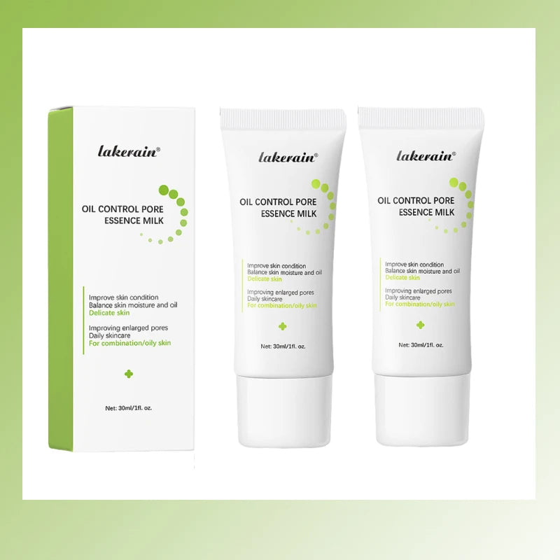 30ml Oil Control Pore Essence Milk – Smoothing Hydrating Serum Pore Essence Serum Oasis Select 2pc