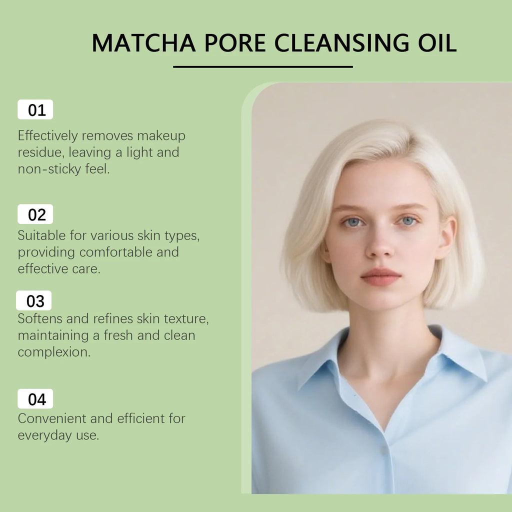 Matcha Cleansing Oil – Daily Gentle Face Makeup Remover 100ml