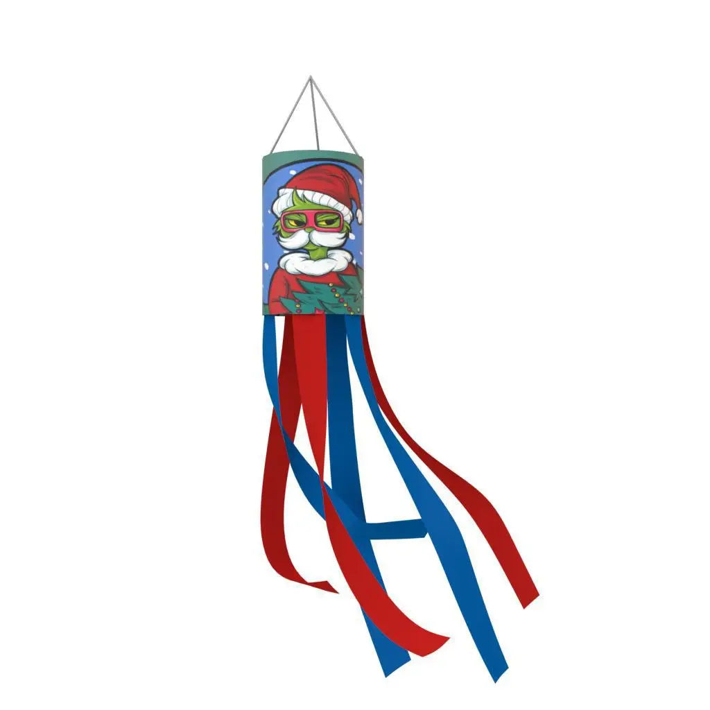 Christmas Wind Tunnel Flags Courtyard Gardens Outdoor Decorative Wind Chimes Wind Bags Hanging Flags Oasis Select 08 one meter