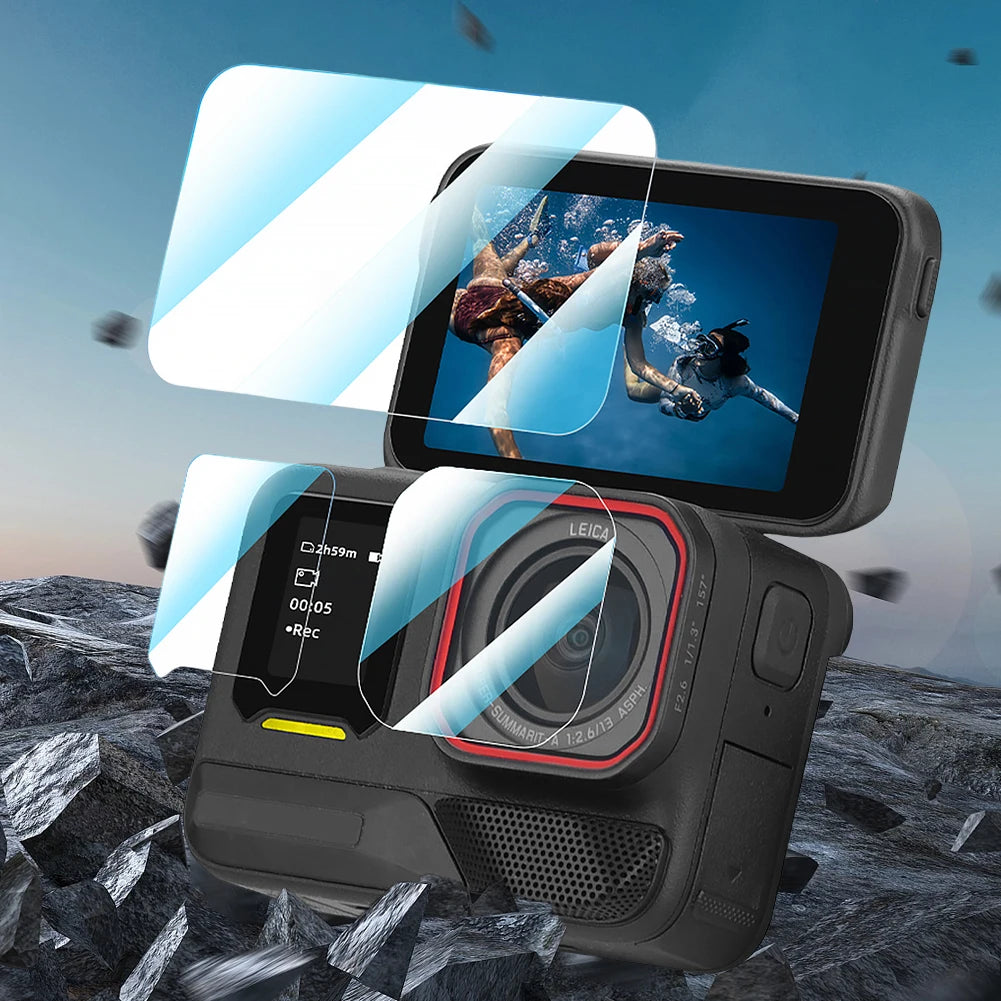 Tempered Glass Camera Lens Protector Ultra HD Protective Film 9H Hardness Anti-Scratch Anti-Bubble for Ace Pro 2 Camera Oasis Select