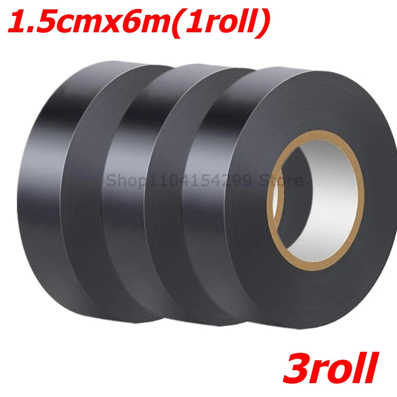 Electrical Tape Insulating Tape Black Electric Adhesive High-temperature Resistant Durable Soft Electrical Insulation Tape