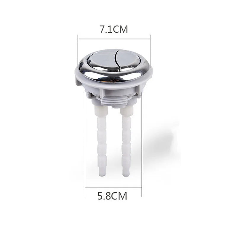 1PC 58mm Toilet Flush Button Dual Flush Toilet Round Button Water Saving Valve Closestool Tank Switch Press Bathroom Accessories Oasis Select