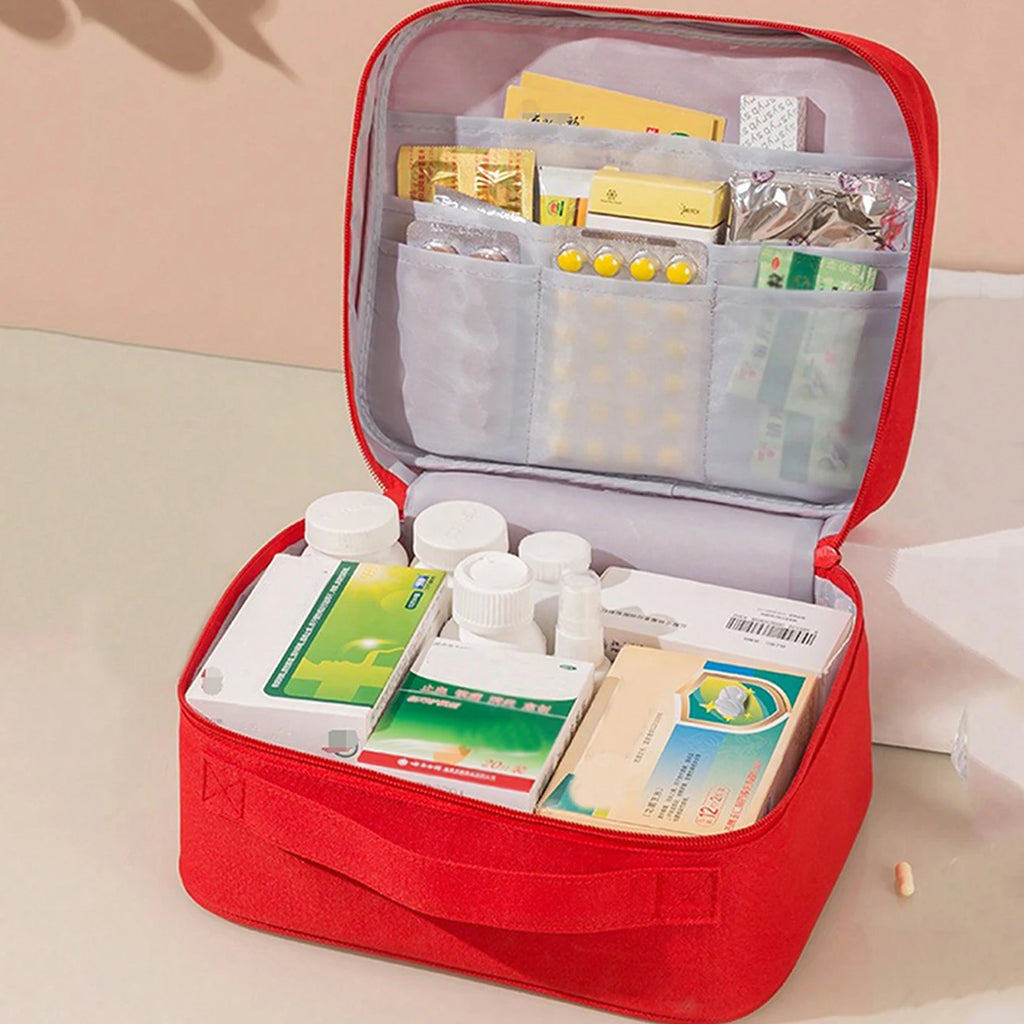 Portable Portable Medical Kit, Home First Aid Kit, Outdoor Travel Medical Kit, Large Capacity Medicine Storage Bag Oasis Select
