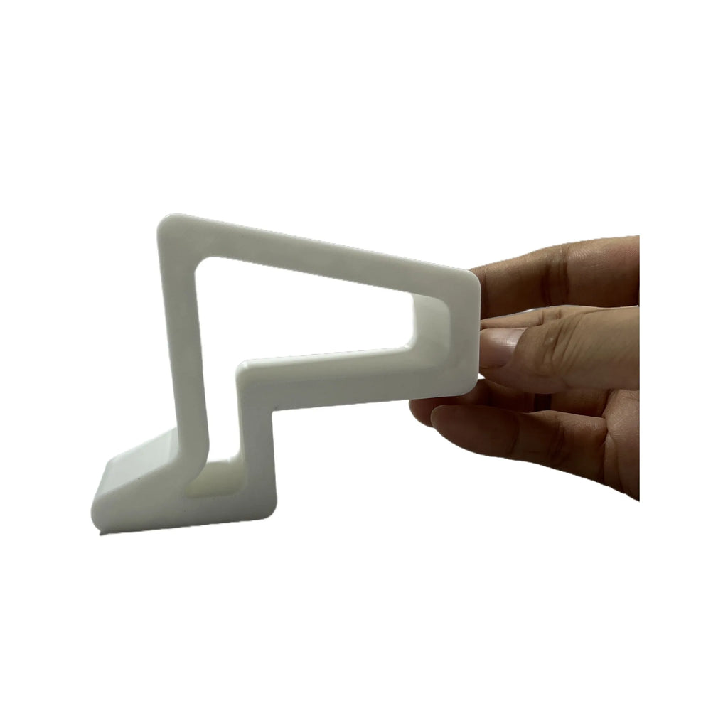 1pc Door Stopper - Heavy-Duty Window & Door Wedge with Non-Slip Base, Easy Installation, for Home, Office, Bathroom, Kitchen Oasis Select White hollow