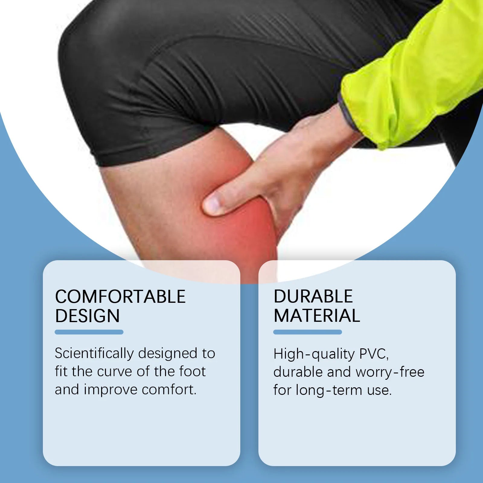 HOUKEA Acupressure Magnetic Insoles – Foot Pain & Fatigue Relief Acupressure Shoe Insoles Oasis Select