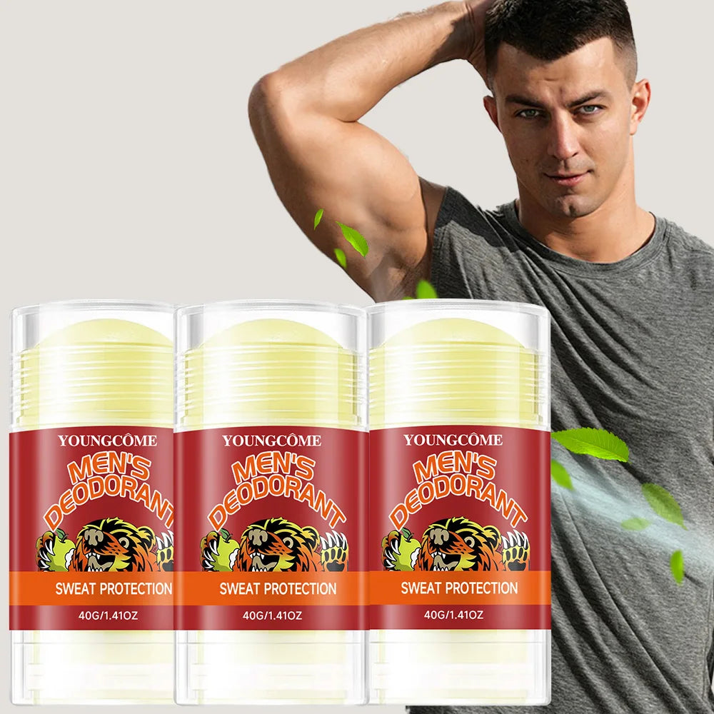YOUNGCOME Men's Deodorant Stick – 72Hr Aluminum-Free Protection
