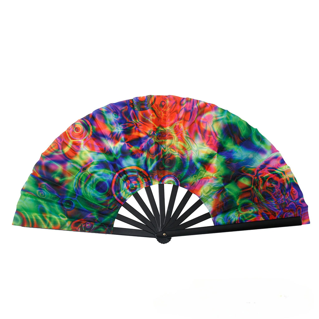 Boots The Ground Hand Fan Foldable Country Line Dance Fan Portable Large Popping Fan For Dance Practice Party Performance Oasis Select 5