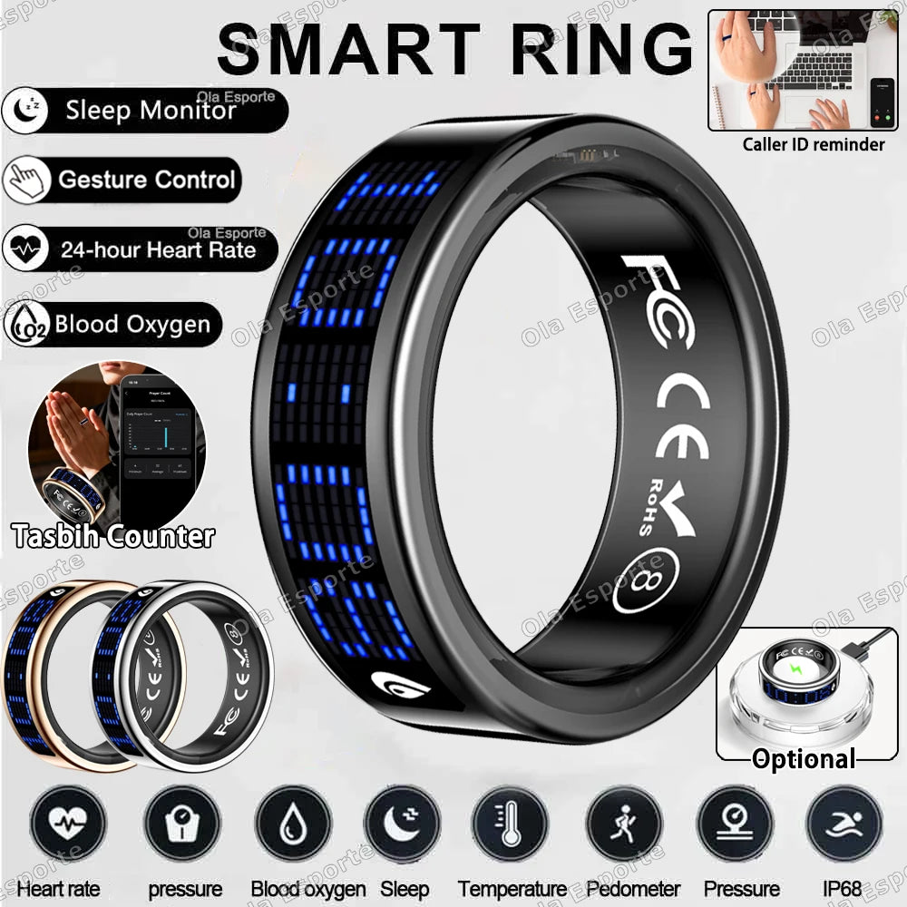 Ola Esporte Smart Ring 2026 | Heart Rate, Sleep & SpO₂ Tracker