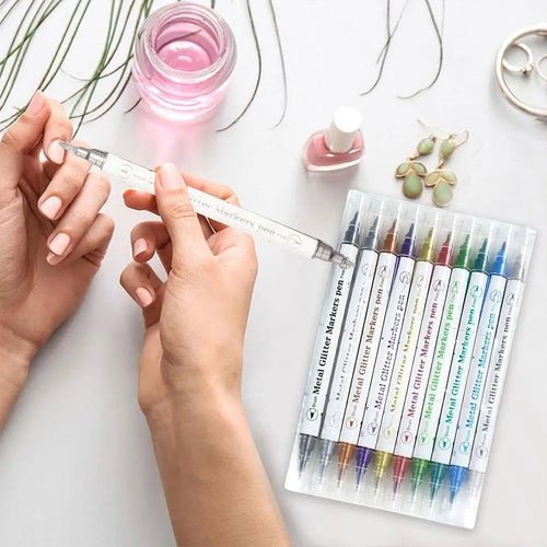 Temporary Tattoo Body Painting Pen Skin Marking Pen Hook Line DIY Multifunctional Soft Double Headed Makeup Pen Oasis Select