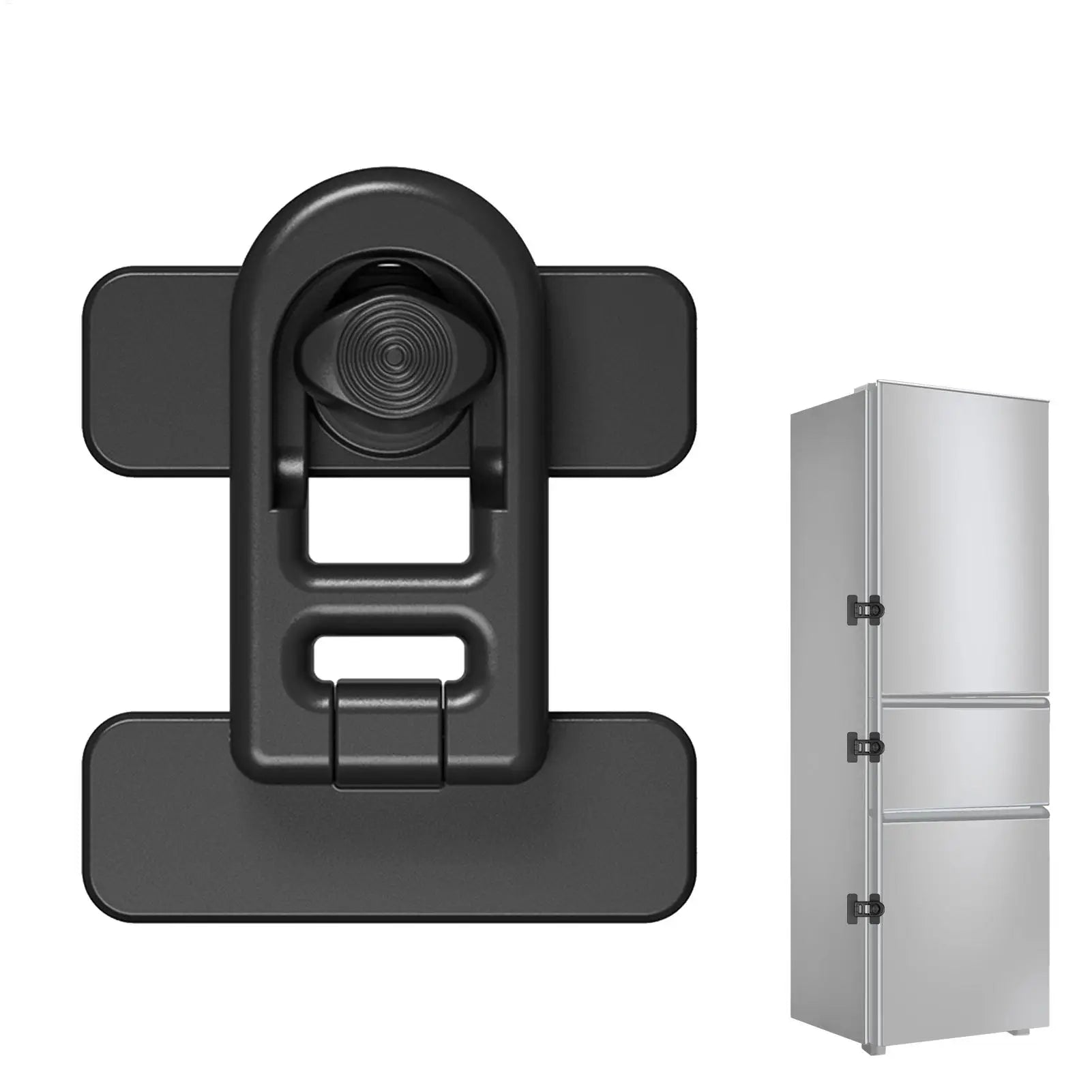 Refrigerator Door Lock For Kids Child Safety Freezer Oven Cabinet Baby Proofing Lock Adhesive Keyless Fridge Lock Security Oasis Select