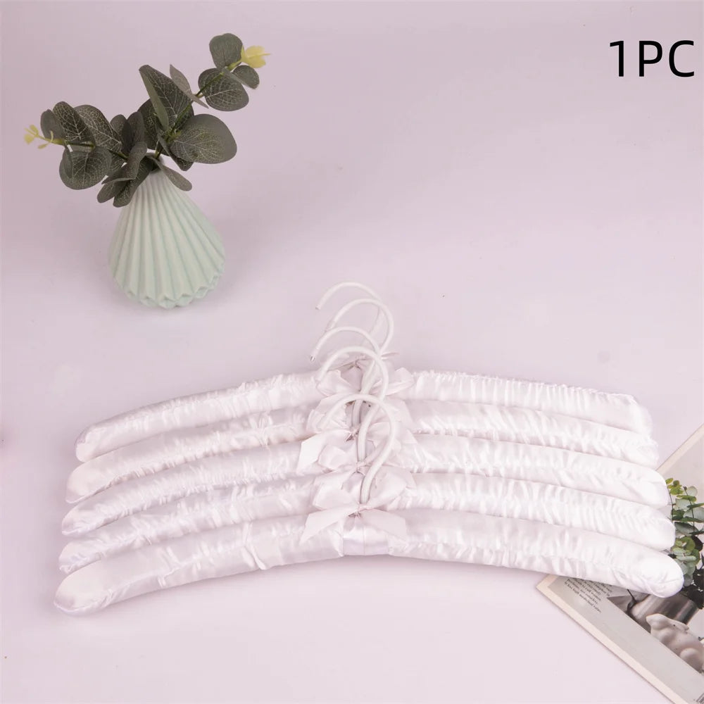 Satin Padded Clothes Hanger – Non-Slip, Silk Wrapped & Slim