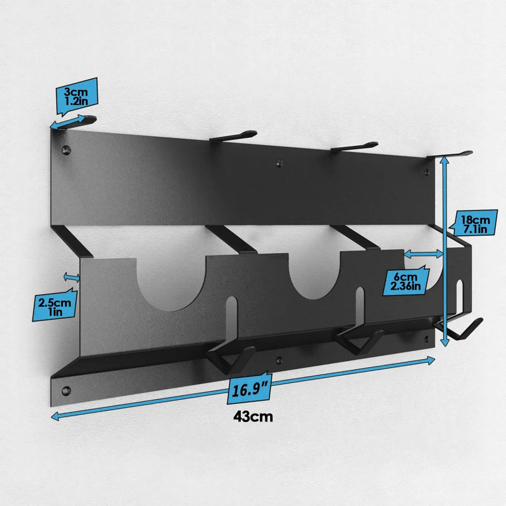 Angle Grinder Holder Metal Angle Grinder Rack Stand Storage Rack Wall Mount Bracket with Cord Hanger for Cutters Polishers Oasis Select