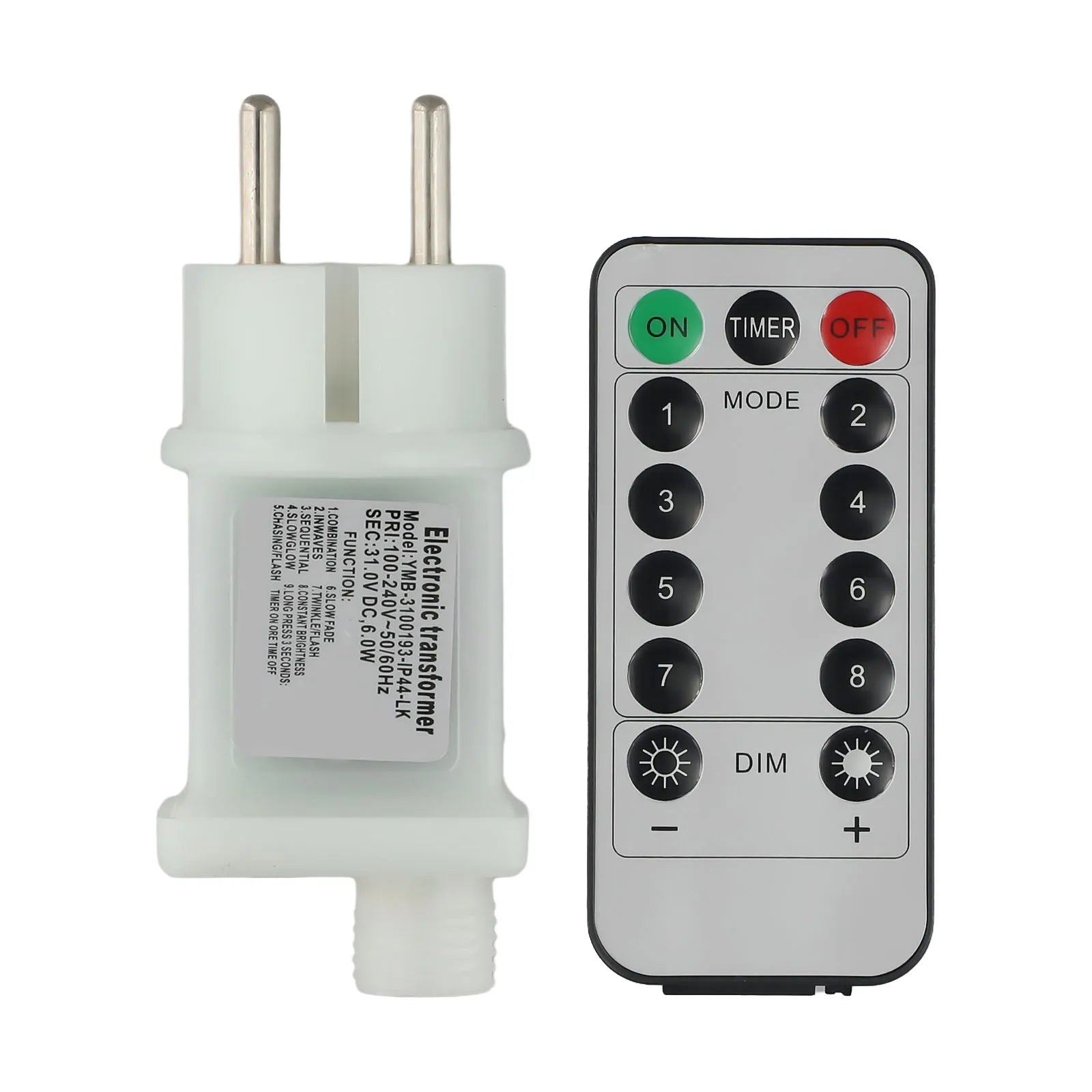 31V LED Adapter Remote Control Adapter Rated Power 6W 4 Brightness Levels 8 Lighting Functions Input Voltage 220V-240V Oasis Select China Mainland