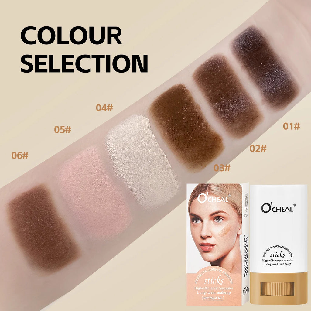 O'cheal Face Foundation Sticks Moisturizing Concealer Contouring Cream Matte Bronzer Face Brighten Makeup Beauty Cosmestic Oasis Select