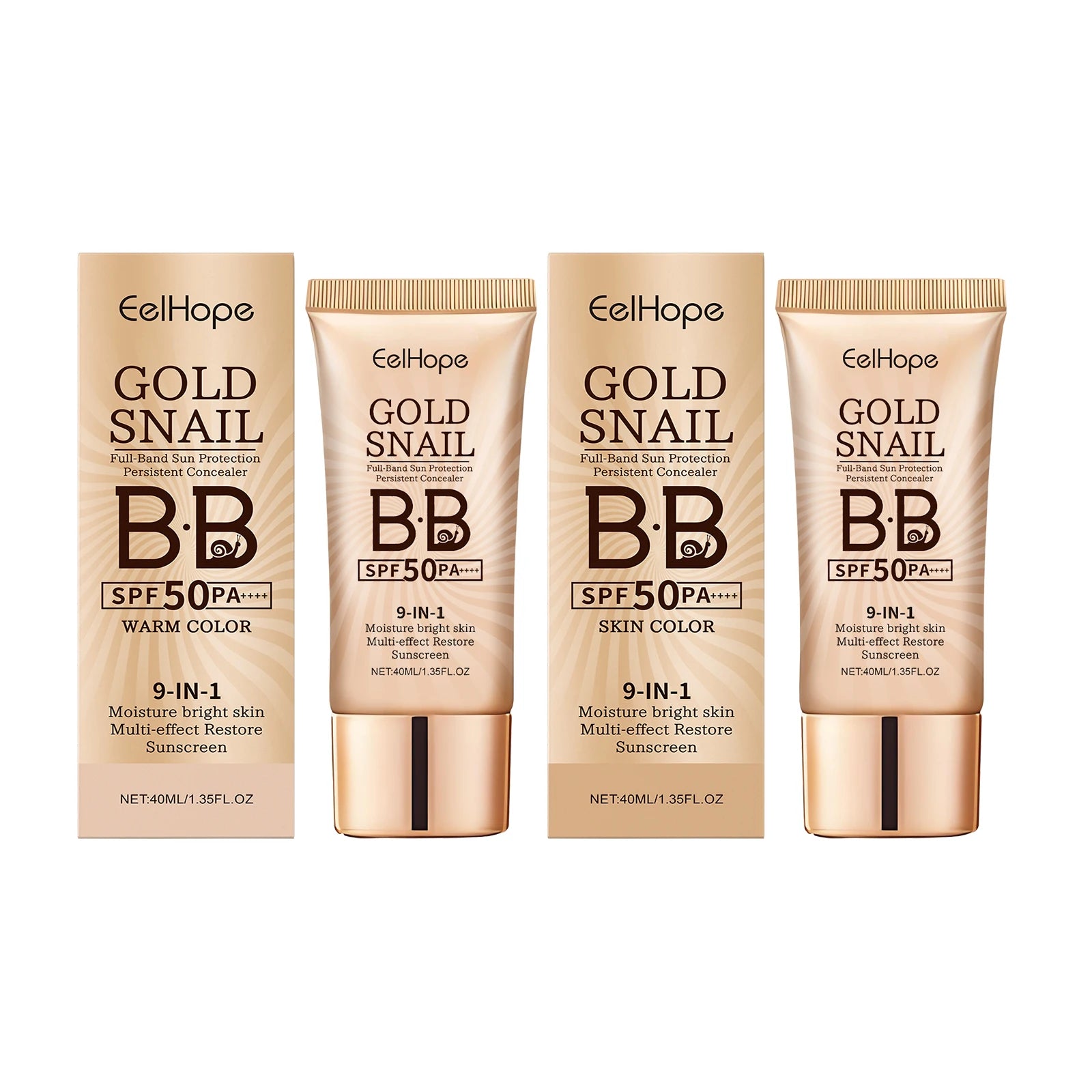 Eelhope BB Cream Foundation – Waterproof, SPF & Concealer 40ml BB Cream Foundation Oasis Select 2 IN 1 40ml