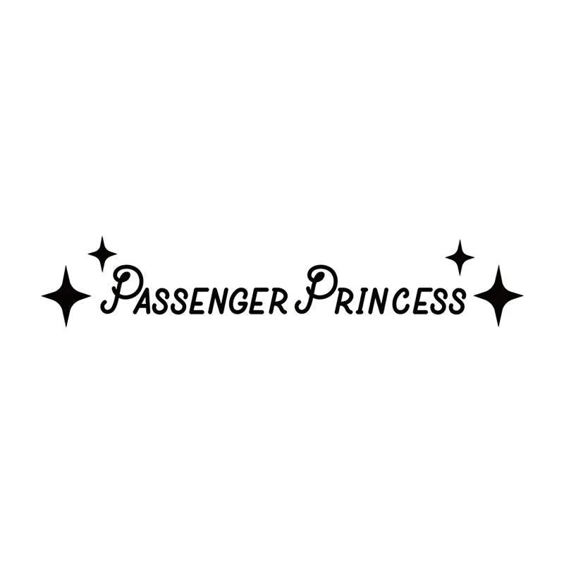 Decorative Princess Mirror Decal for Auto Interior; 1PC Cute and Funny Vinyl Art Sticker Oasis Select