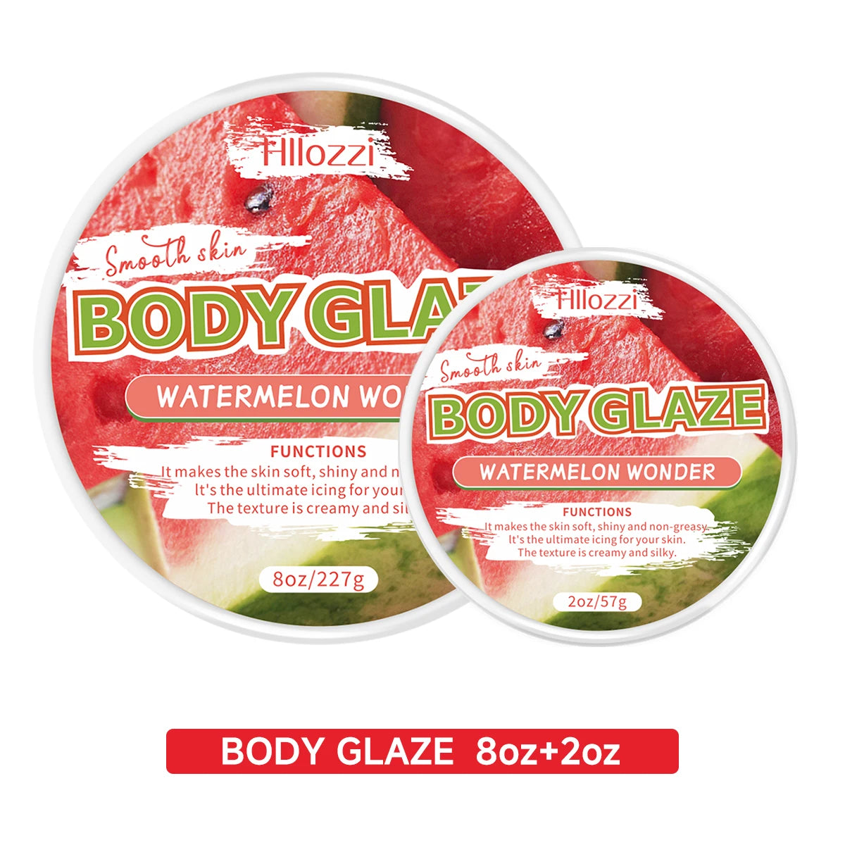 8oz 2oz Body Glaze Watermelon Moisturizes, Protects, and Repairs the Skin brighten and smooth the look of uneven complexion Oasis Select 8oz Body Glaze