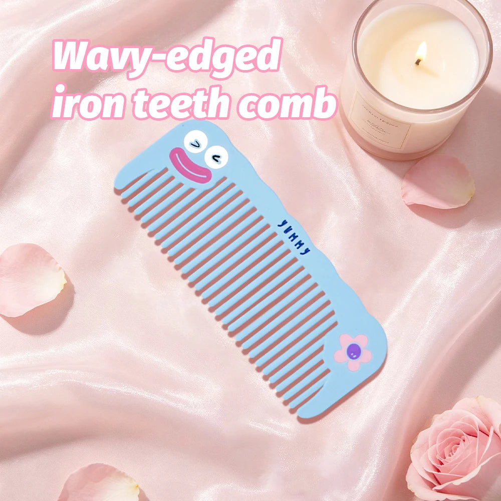 Cartoon Cat Wide Tooth Comb – Anti-Static & Heat-Resistant