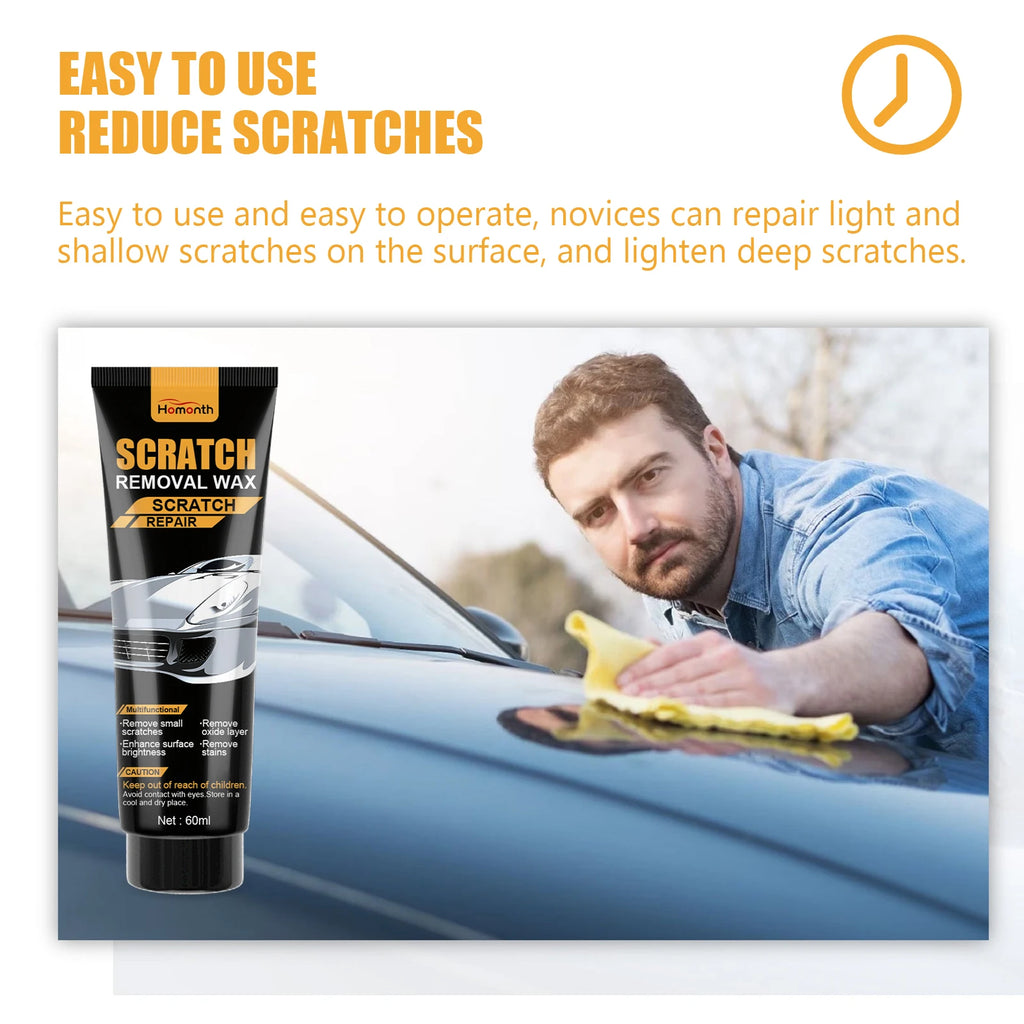 Homonth Car Scratch Repair Cream Clean Surface Oxide Layers And Stains Repair Paint Scratches Improve The Gloss Of Paint Surface Oasis Select