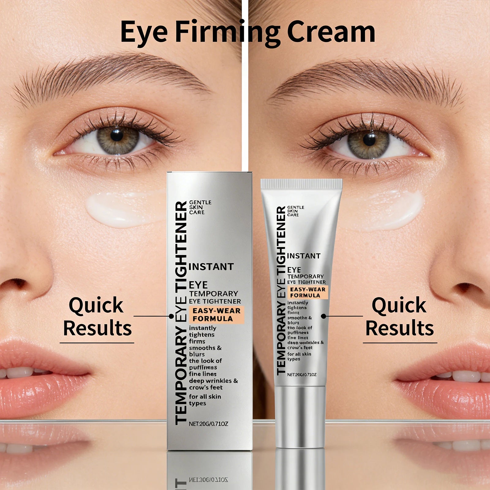 Temporary Eye Tightener Eye Lift Firming Under Eye Smoothing Reduce Puffiness Refine Contour Lightweight Quick Effect Daily Oasis Select
