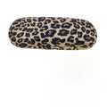 1pc Luxury Leopard Print Metal Glasses Case - Durable Stainless Steel, Stylish Design for Glasses & Accessories, Eyeglass Chain Oasis Select YELLOW