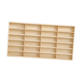 Wooden Storage Divider Box Display Box Multiuse Storage Organizer Showcase for Oasis Select 24 Grid