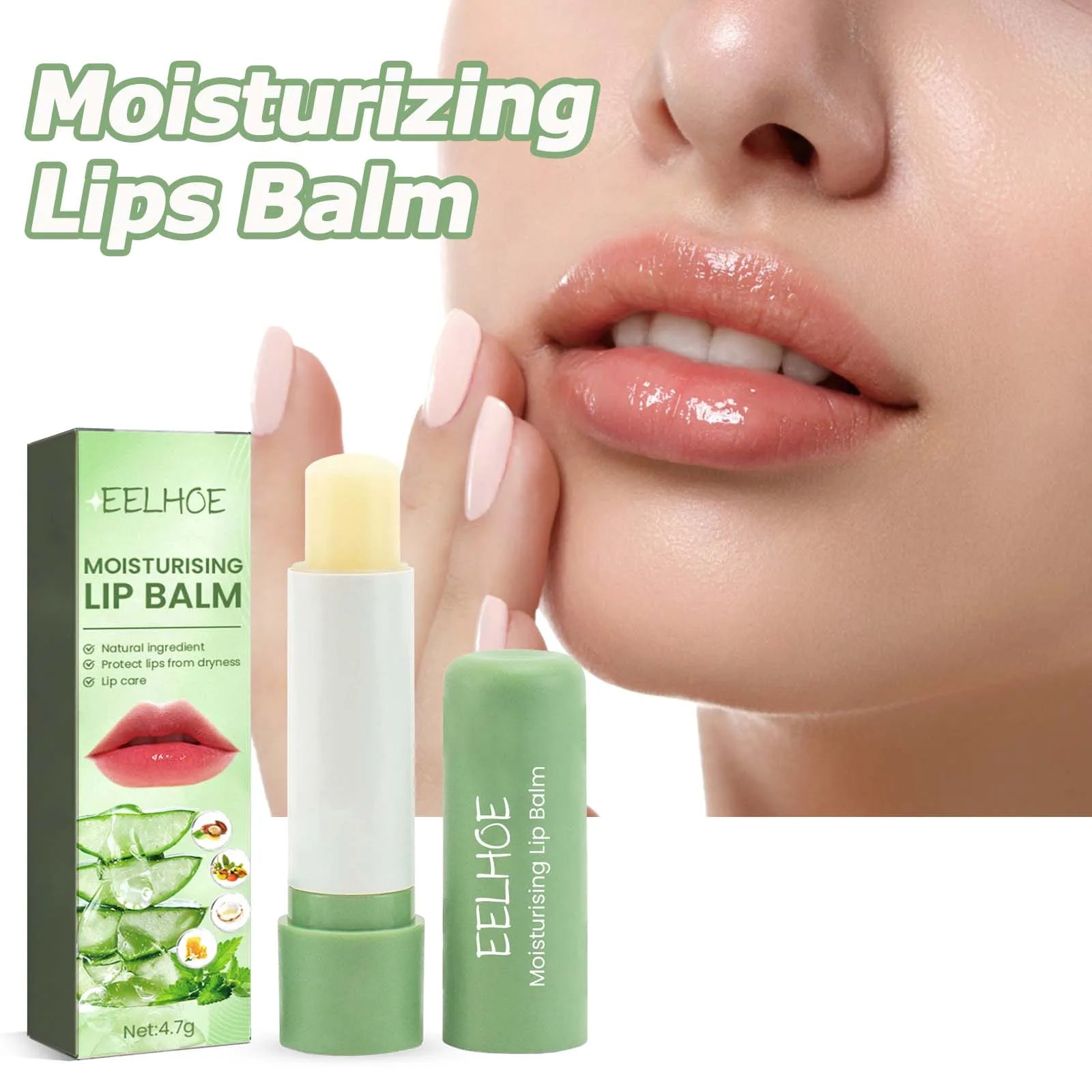 Aloe Lip Balm Fade Lip Lines Refreshing Hydrating Anti Cracking Repair Nourishing Lipstick Moisturizing Lips Balm Lip Care Oasis Select