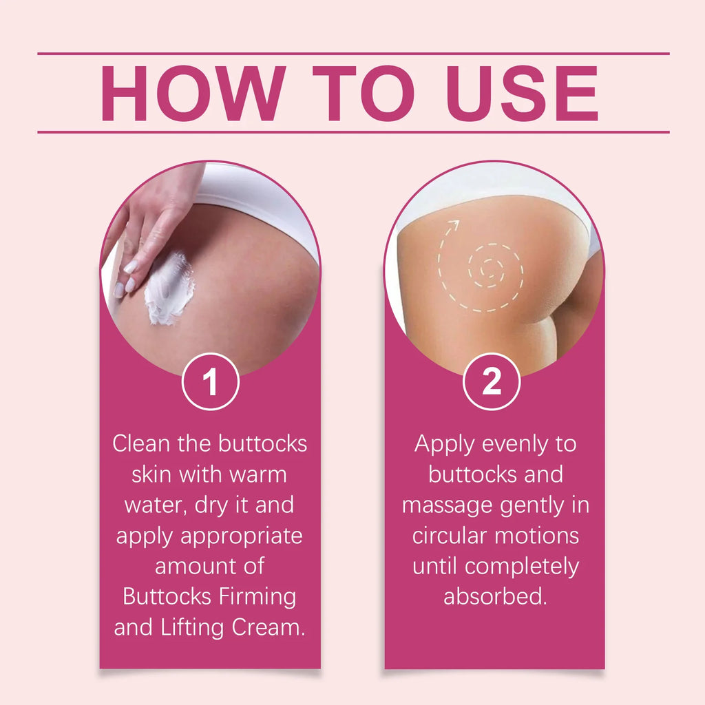 Buttock Firming Cream Lifting up Butt Firming Enhance Hip Growth Tightening Ass Shaping Anti Sagging Buttock Enlargement Cream Oasis Select