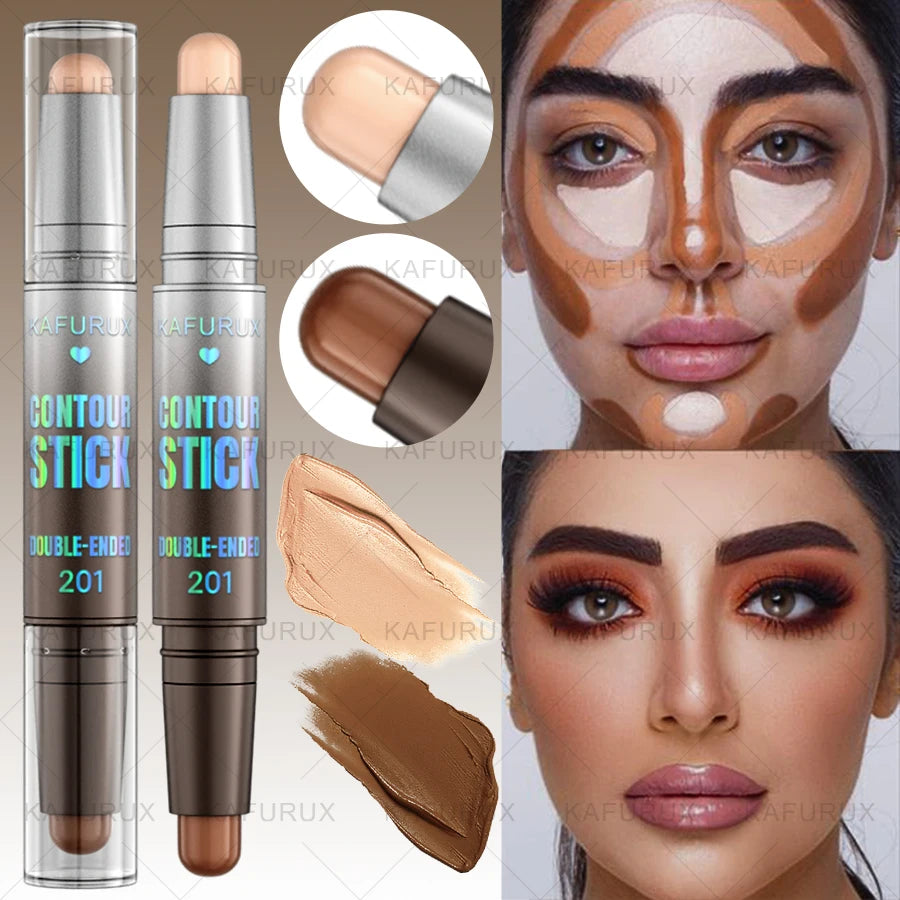 KAFURUX Dual-Ended Contour & Concealer Stick | Long-Lasting