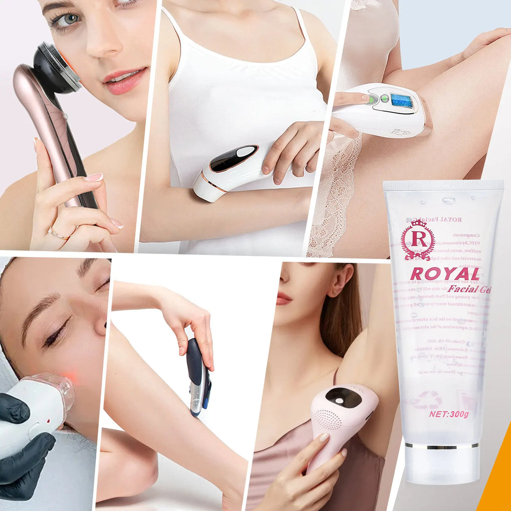 Ultrasonic RF Gel for Ultrasound Massager RF Device IPL Hair Removal Facial Skin Rejuvenation Tightening Conductive Gel 300g Oasis Select