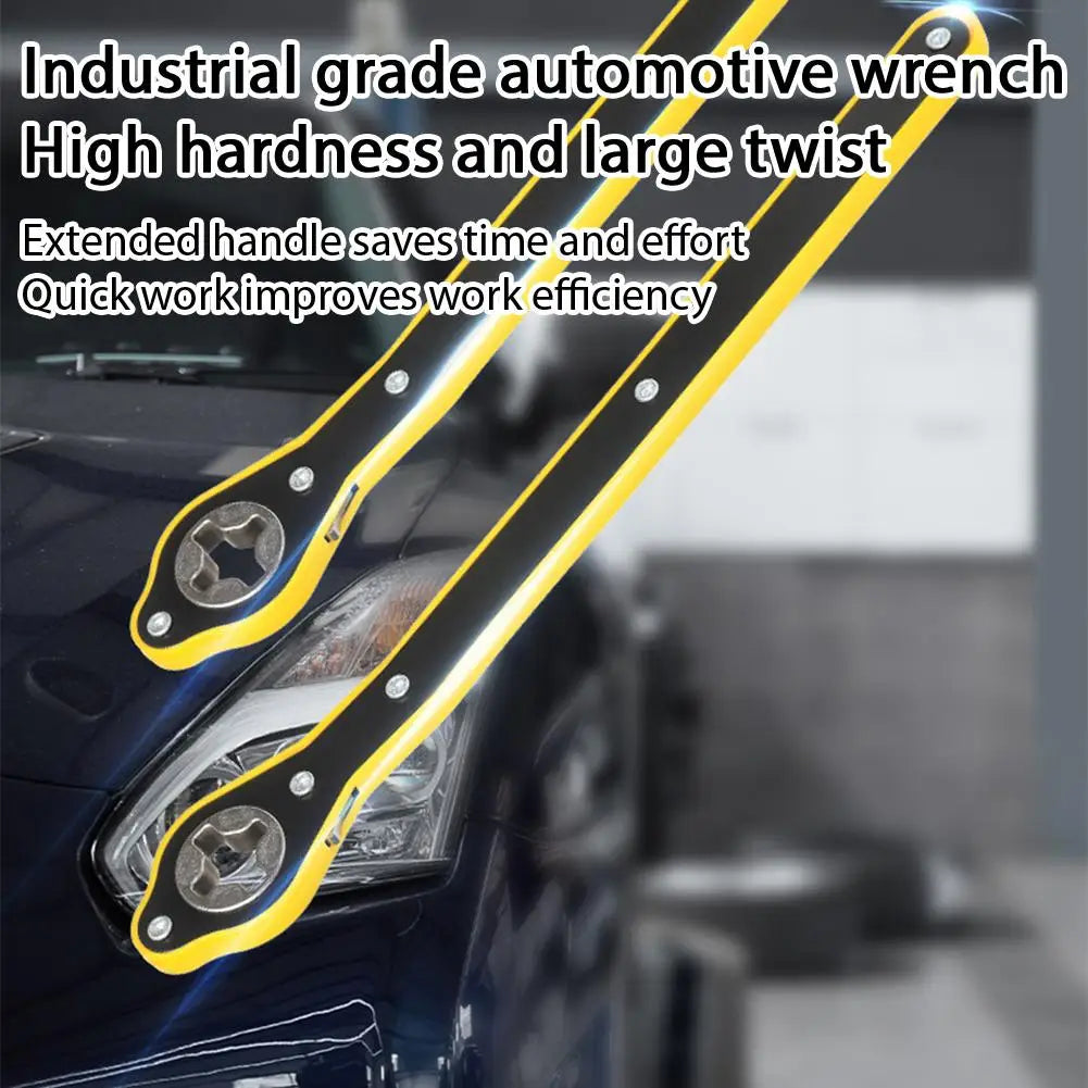 Heavy Duty Ratchet Jack Wrench – Extended Handle Scissor Jack