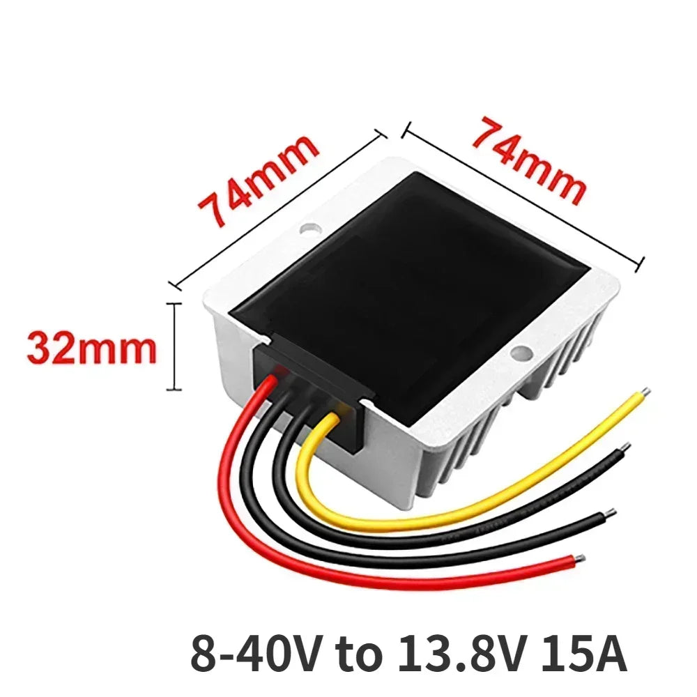 8-40V to 13.8V Boost Buck Regulator DC Power Converter Stabilizer Voltage Supply Module 30A 3A 5A 6A 15A 20A 25A 10A for Car Oasis Select 8-40V to 13.8V 15A 8V-40V 13.8V